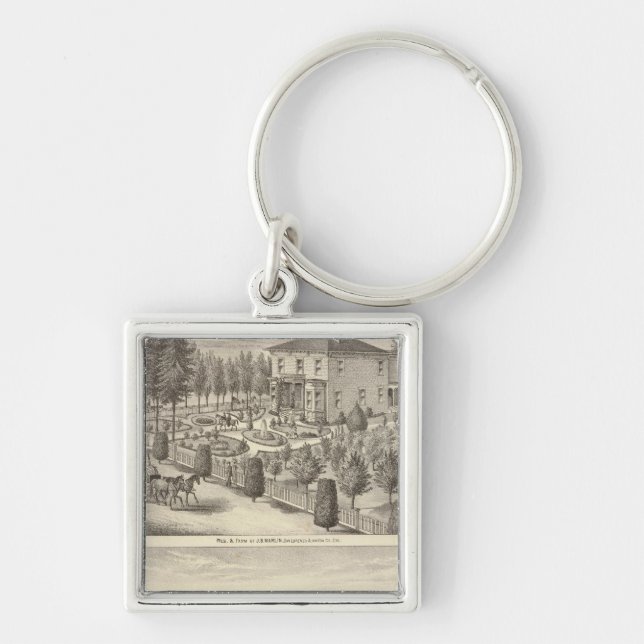 Marlin, Finigan residences, farms Key Ring (Front)