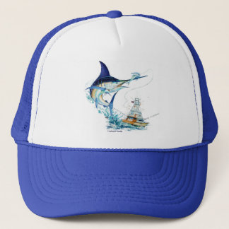 Marlin Jumping Trucker Hat