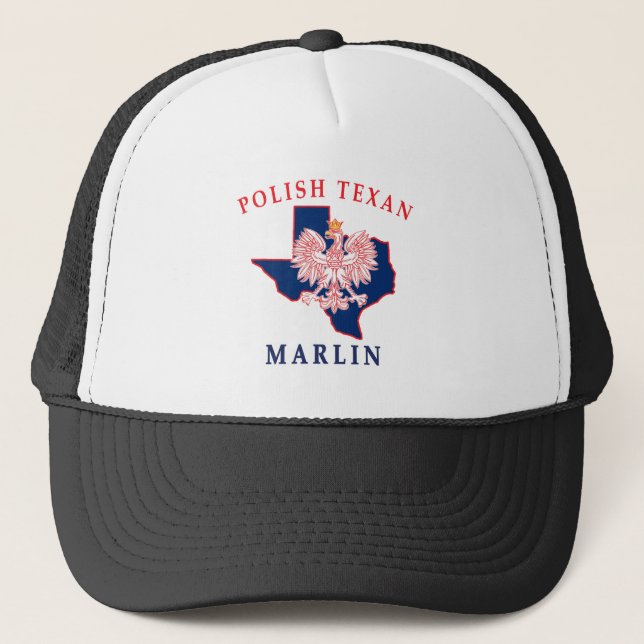 Marlin Polish Texan Trucker Hat (Front)