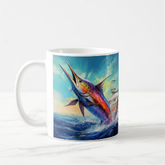 Marlin, sailfish coffee mug
