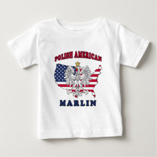 Marlin Texas Polish American Baby T-Shirt