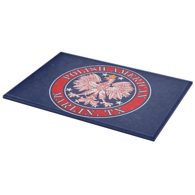 Marlin Texas Polish American Eagle Cutting Board (Corner)