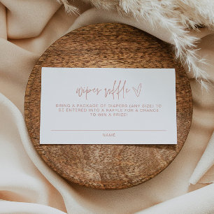 MARLO Bohemian Blush Baby Wipes Raffle Ticket