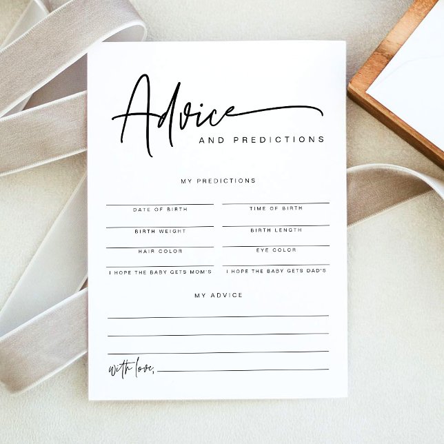 MARLO Bold Contemporary Advice & Predictions  Invitation (Creator Uploaded)