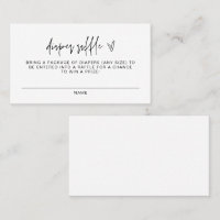 MARLO Bold Contemporary Modern Diaper Raffle