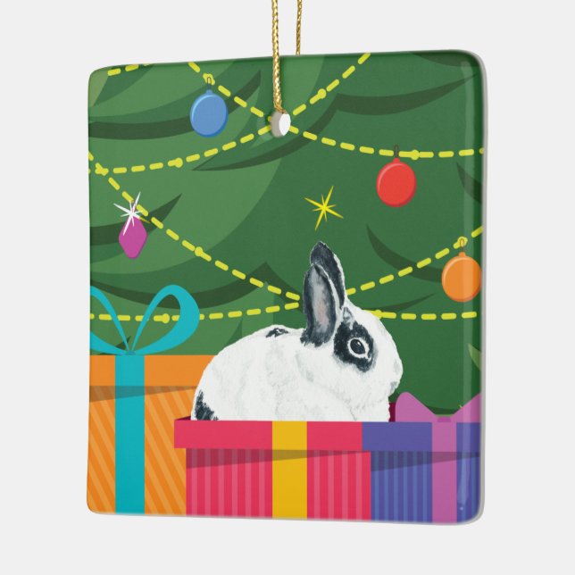 Marlon Bundo Christmas present ornament (Left)