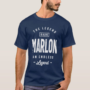 Marlon Personalised Name Birthday Gift T-Shirt