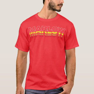 Marlow First Name Funny Vintage Sunset Marlow funn T-Shirt
