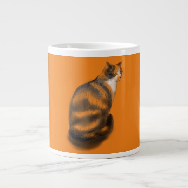 Marmalade cat  large coffee mug (Front)