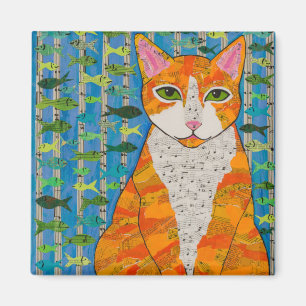 Marmalade Cat Magnet