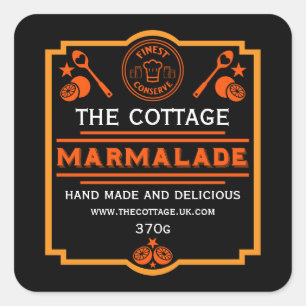 Marmalade Conserve Maker Square Sticker