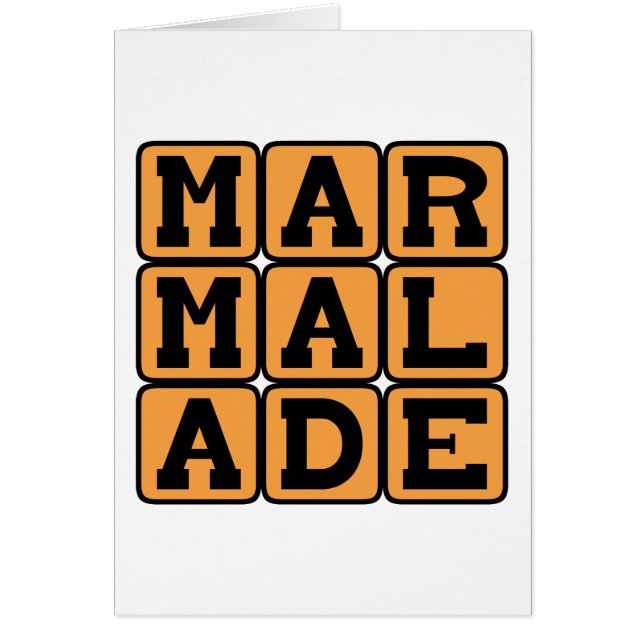 Marmalade, Fruit Preserve (Front)