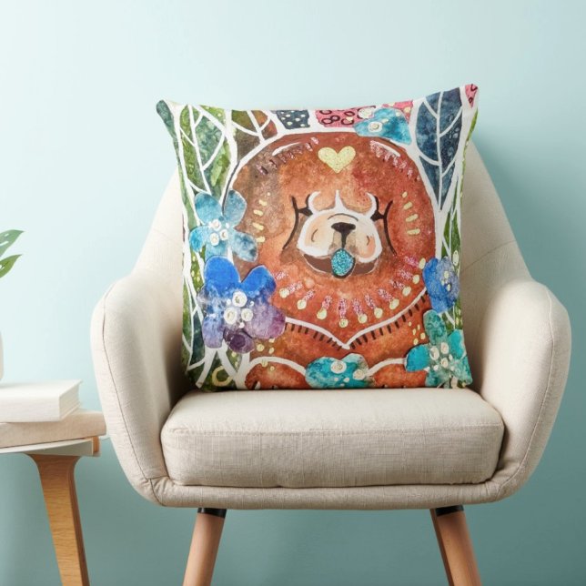 MARMALADE MISS Chow dog  Cushion (Creator Uploaded)