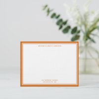 Marmalade Orange Border Couple's 