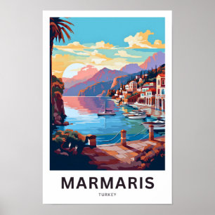 Marmaris Turkey Travel Print