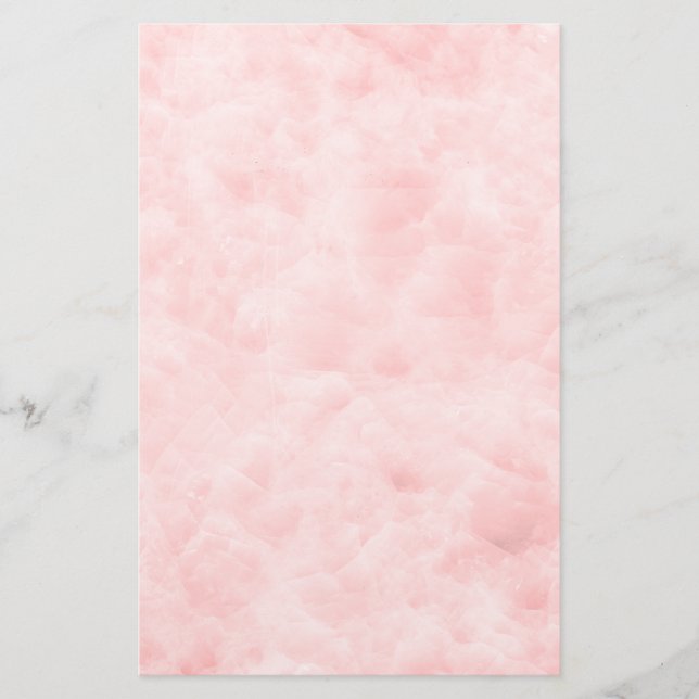 Marmor Marmo marble marbre bunt colored rose Stationery (Front)
