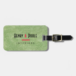 Marmorino Plaster Interior Designer Luggage Tag