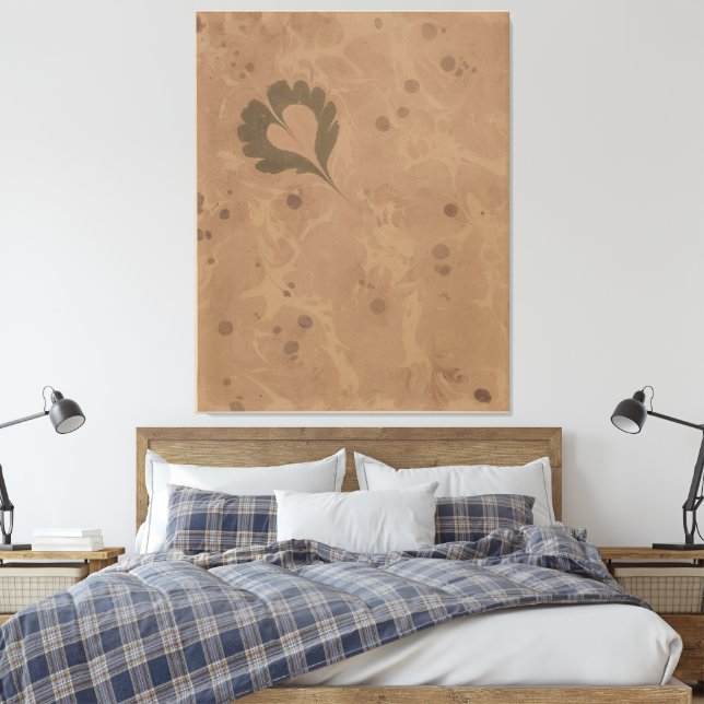 Marmorpapier  canvas print (Insitu(Bedroom))