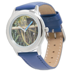 Marmoset Monkey On Alert, Kids Wristwatch