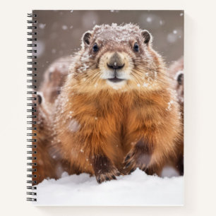 Marmot Animal Family Wandering Nature  Notebook