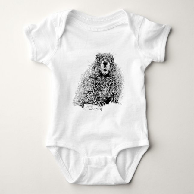 Marmot Baby Bodysuit (Front)