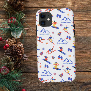 Marmot Basin Alberta Ski Snowboard Pattern Case-Mate iPhone Case