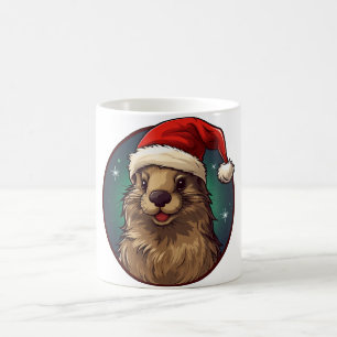 Marmot Christmas Coffee Mug