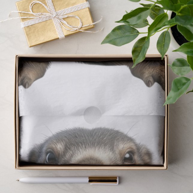 Marmot Drinking Tea Tissue Paper (Gift)
