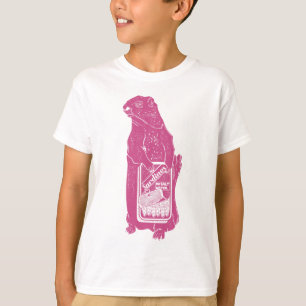 Marmot Groundhog eating sardines T-Shirt