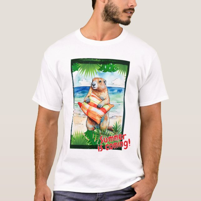 Marmot "Summer is coming!" T-Shirt (Front)