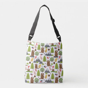 Marmots on a Mountain Glade Crossbody Bag
