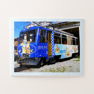 Marmots train in Switzerland Jigsaw Puzzle