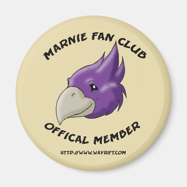 Marnie Fan Club Magnet (Front)