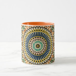 Marocain style vintage mug