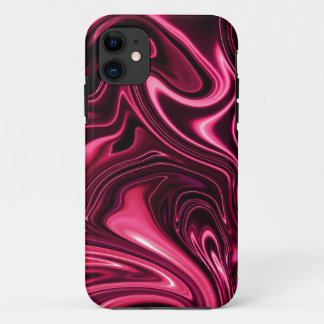 Maron oil paint iPhone 11 Defender Case
