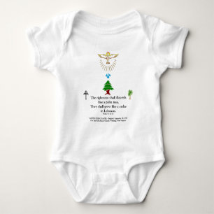 Maronite Church Baby Baptism Personalised Bodysuit