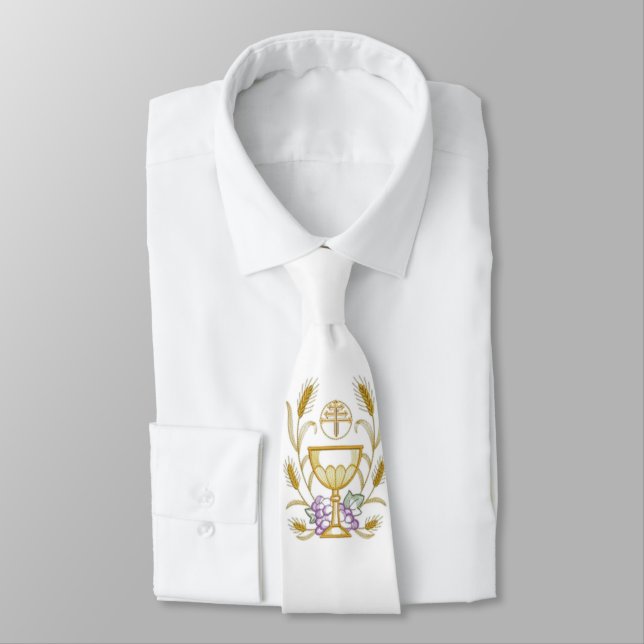 Maronite Church First Holy Communion Neck Tie (Tied)