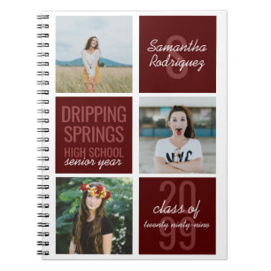 Maroon 3-Photo Fun Boxes Class Year Notebook