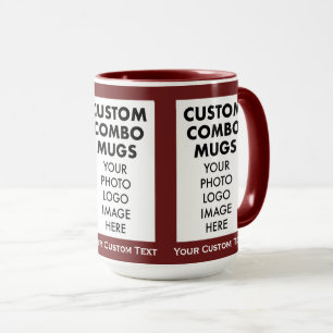 Maroon 4:6 Frame 3 x Photo Text Large Custom Combo Mug