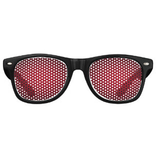 Maroon and Black Party Sunglasses