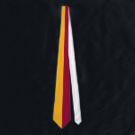 Maroon and Gold Split Colour Tie<br><div class="desc">This product features a simple split colour design in a classic maroon and gold colour scheme.</div>