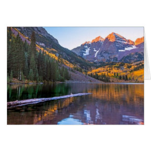 Maroon Bells Alpen Glow