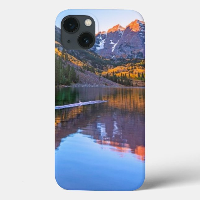 Maroon Bells Alpen Glow Case-Mate iPhone Case (Back)