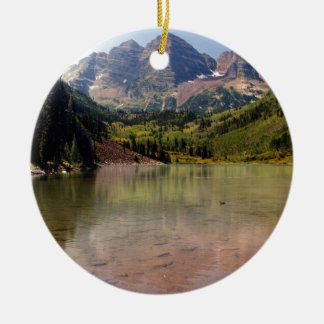 Maroon Bells Ceramic Tree Decoration