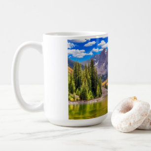 Maroon Bells in Aspen, Colorado during September 2 Coffee Mug
