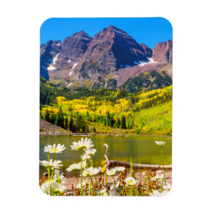 Maroon Bells in Aspen, Colorado Magnet