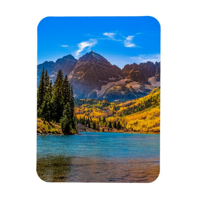Maroon Bells in Aspen, Colorado Magnet (Vertical)