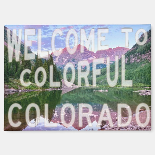 Maroon Bells Magnet (Front)