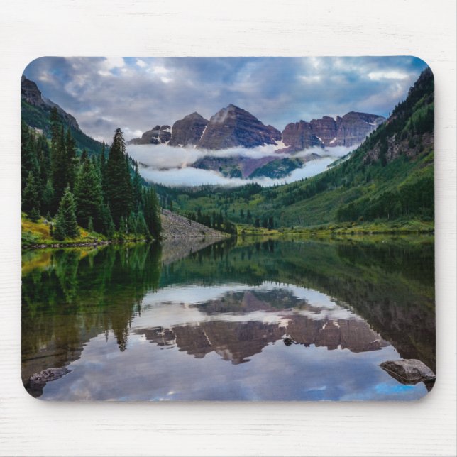 Maroon Bells Mouse Pad (Front)