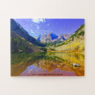 Maroon Bells Snake Mountains Colorado Jigsaw Puzzle